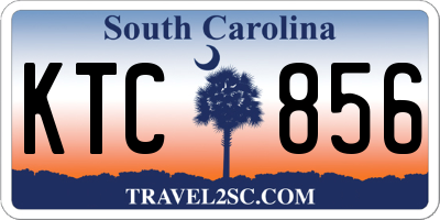 SC license plate KTC856