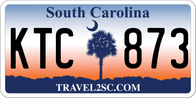 SC license plate KTC873