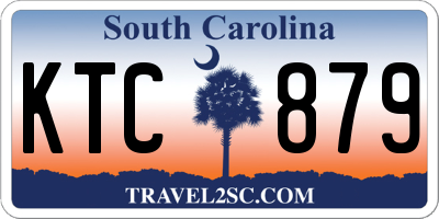 SC license plate KTC879