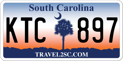 SC license plate KTC897
