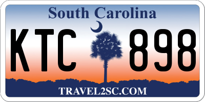SC license plate KTC898