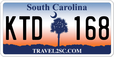 SC license plate KTD168