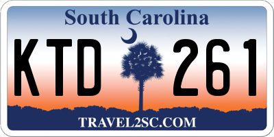 SC license plate KTD261