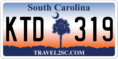 SC license plate KTD319