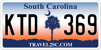 SC license plate KTD369