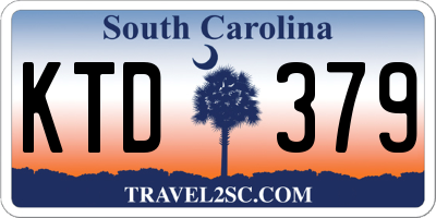 SC license plate KTD379