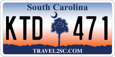 SC license plate KTD471