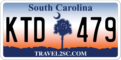 SC license plate KTD479