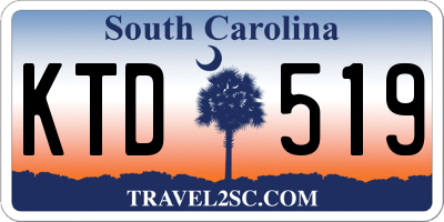 SC license plate KTD519
