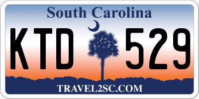 SC license plate KTD529