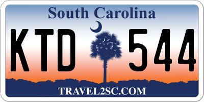 SC license plate KTD544
