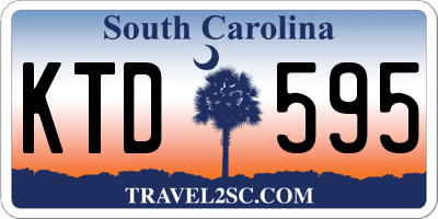 SC license plate KTD595