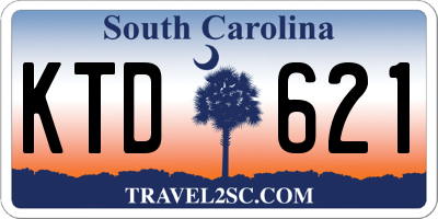 SC license plate KTD621