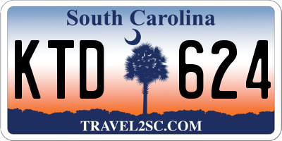 SC license plate KTD624