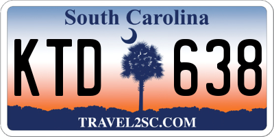SC license plate KTD638