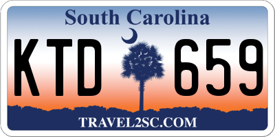 SC license plate KTD659