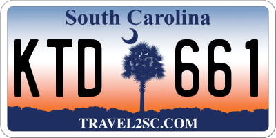 SC license plate KTD661