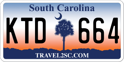 SC license plate KTD664