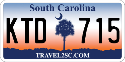 SC license plate KTD715