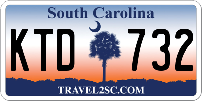 SC license plate KTD732