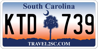 SC license plate KTD739