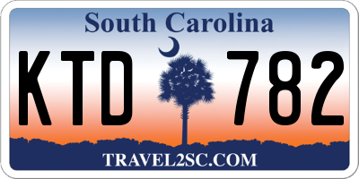 SC license plate KTD782