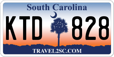 SC license plate KTD828