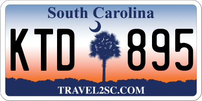 SC license plate KTD895