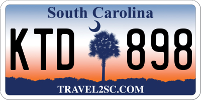 SC license plate KTD898