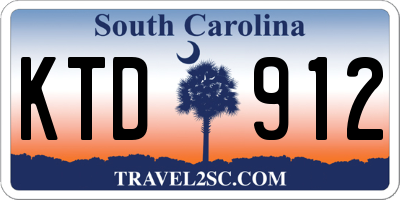 SC license plate KTD912