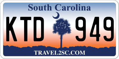 SC license plate KTD949