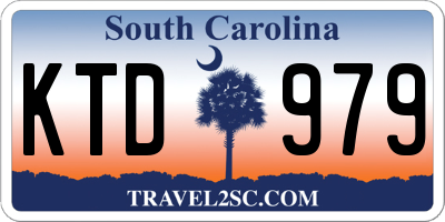 SC license plate KTD979