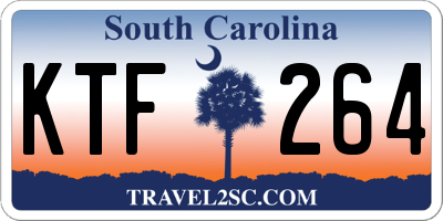 SC license plate KTF264