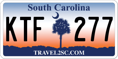SC license plate KTF277