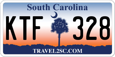 SC license plate KTF328