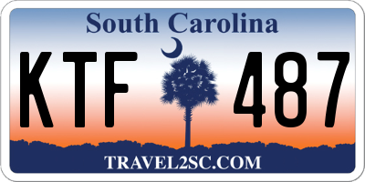 SC license plate KTF487