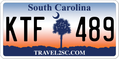 SC license plate KTF489
