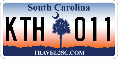 SC license plate KTH011
