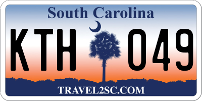 SC license plate KTH049