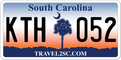 SC license plate KTH052