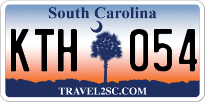 SC license plate KTH054