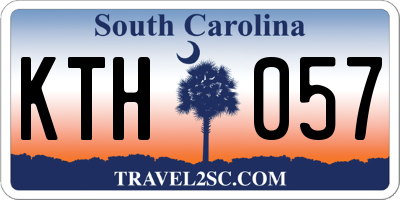 SC license plate KTH057