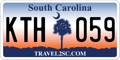 SC license plate KTH059