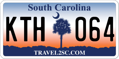 SC license plate KTH064