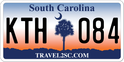 SC license plate KTH084