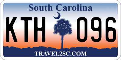 SC license plate KTH096