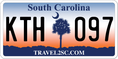 SC license plate KTH097
