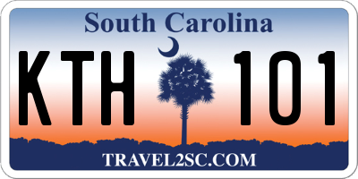 SC license plate KTH101