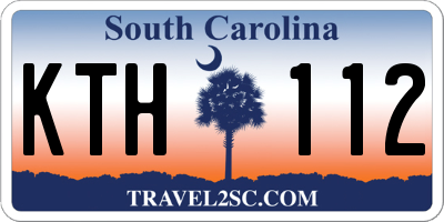 SC license plate KTH112