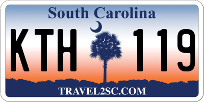 SC license plate KTH119